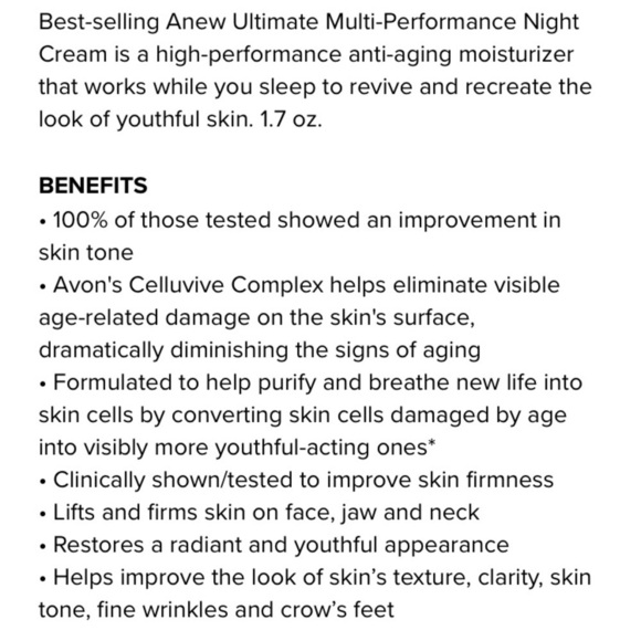 Avon Anew Ultimate Night Multi performance Cream - Picture 5 of 5